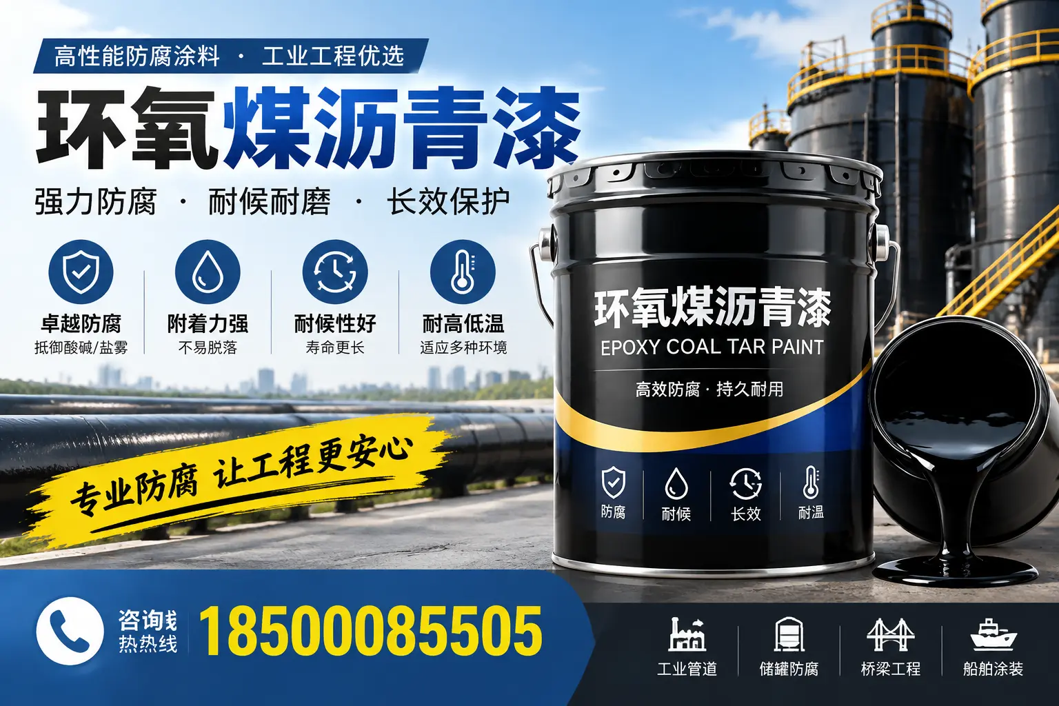 环氧煤沥青漆的施工方法与注意事项，确保在果洛顺利完成